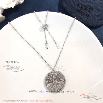 AAA Copy APM Monaco Silver Mandala Tree Of Life Necklace